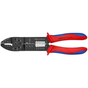 Knipex 97 32 240 Crimping Pliers black lacquered 240mm Grip Handle